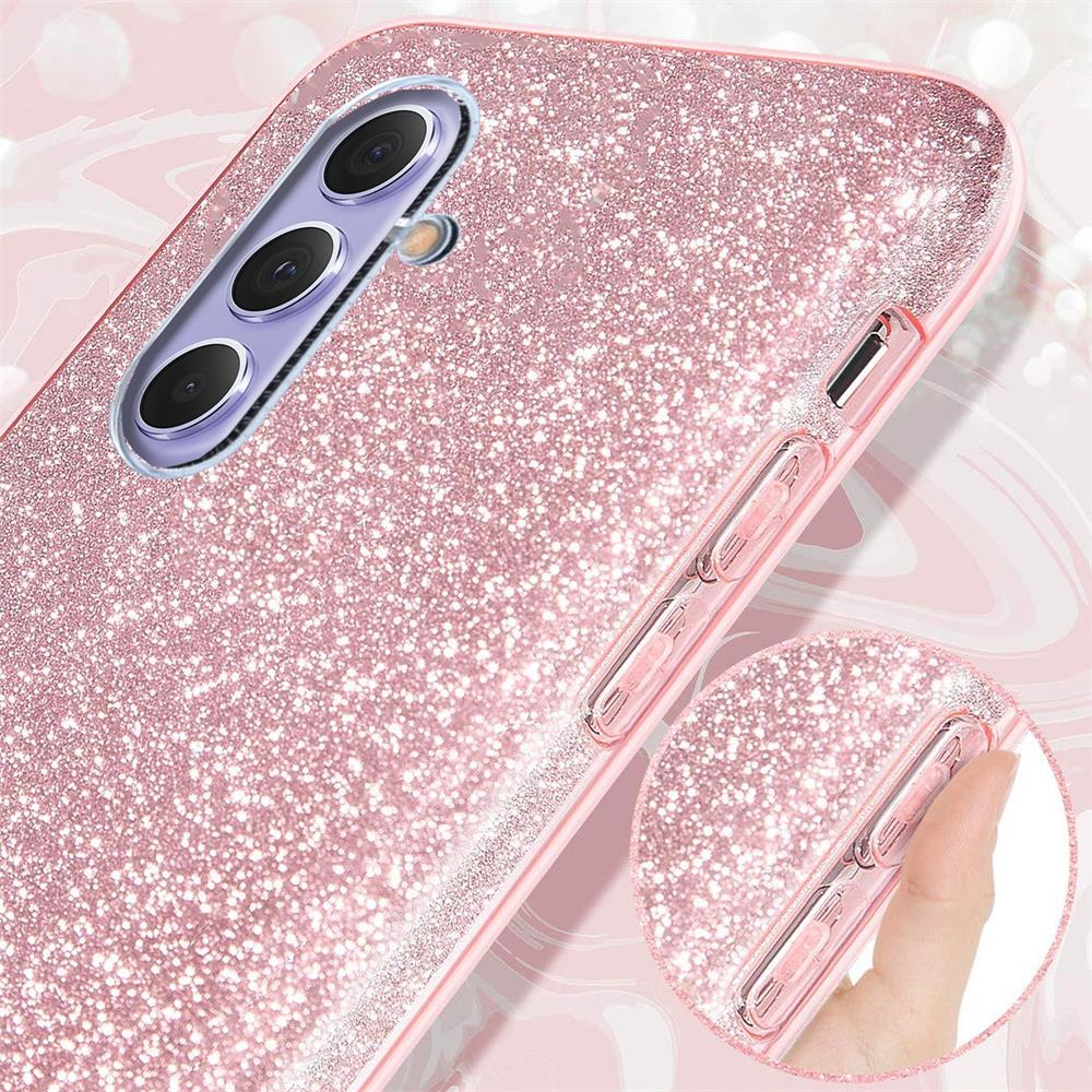 Shiny TPU für Samsung Galaxy A54 5G in Rosegold