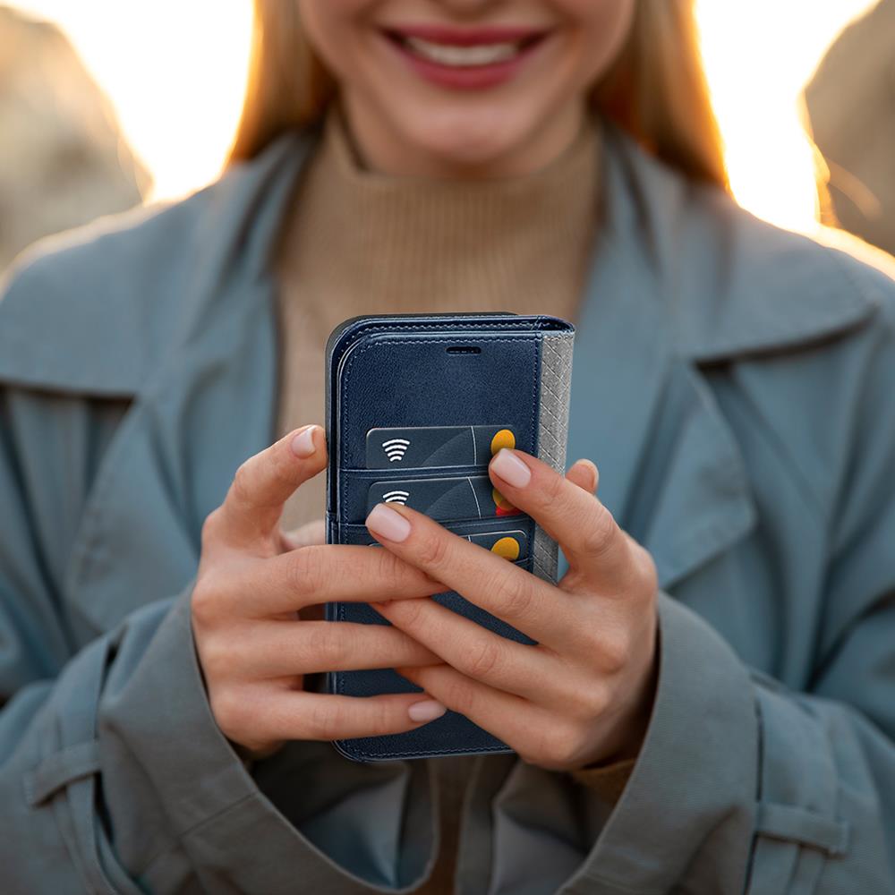 Nathy Wallet für Apple iPhone 17e in Blau