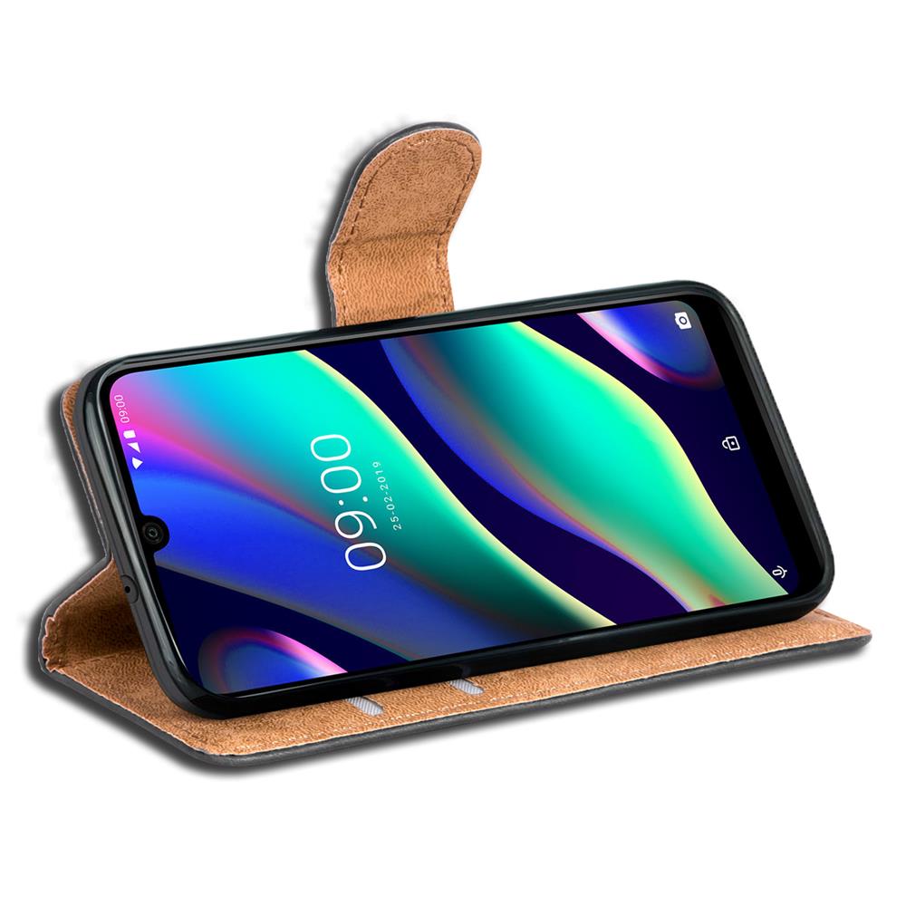 Basic Wallet für Wiko View 3 Lite in Schwarz