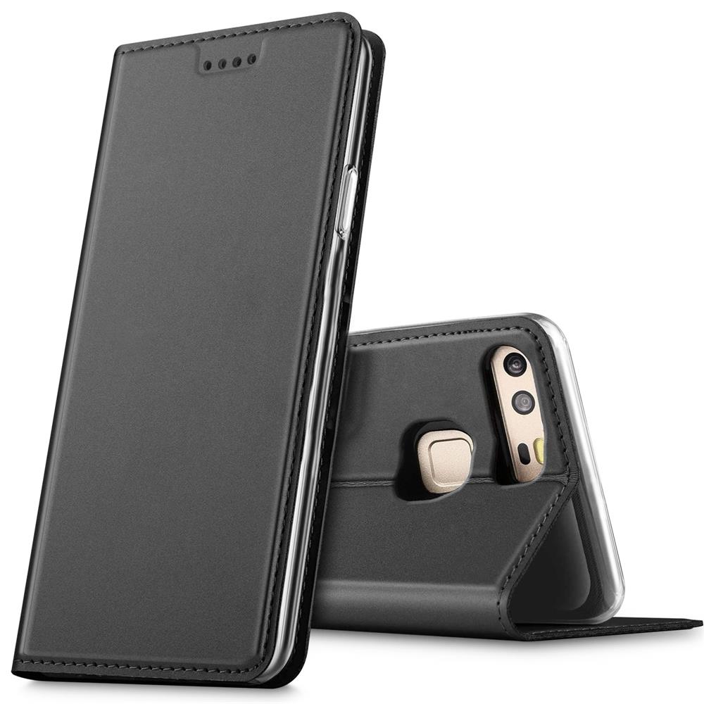 Electroplated Flip für Huawei P9 in Schwarz