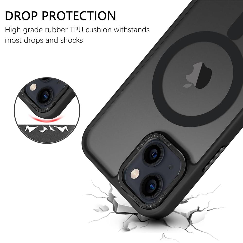 Frame Case für Apple iPhone 15 in Schwarz