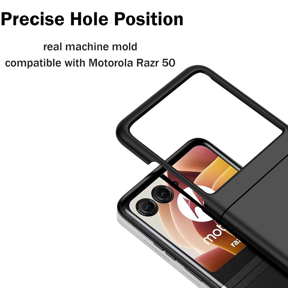 Classic TPU für Motorola Razr 50 in Schwarz