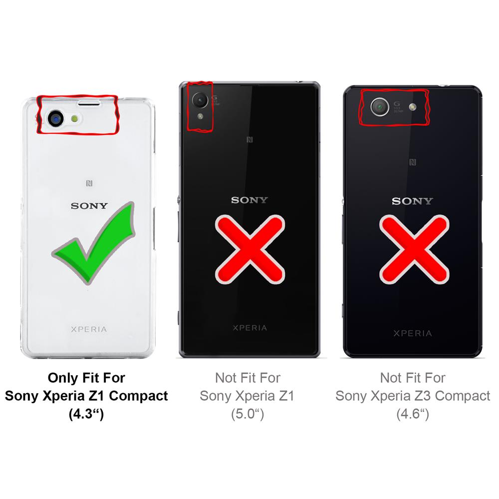 Glas 2in1 für Sony Xperia Z1 Compact