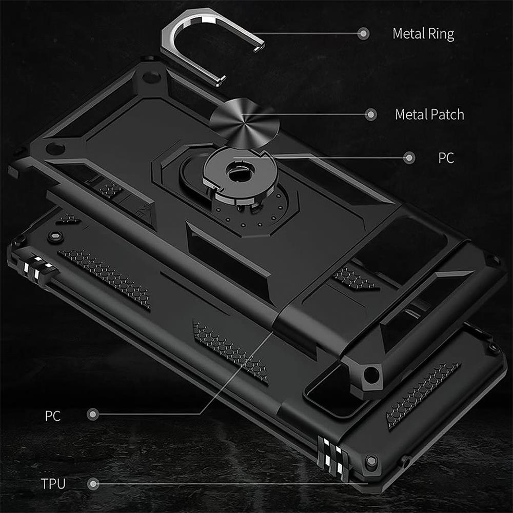 Army Case für Google Pixel 7a in Schwarz