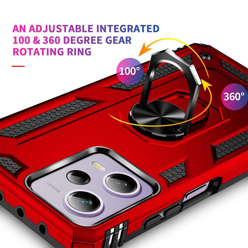 Army Case für Xiaomi Redmi Note 12 Pro Plus 5G in Rot