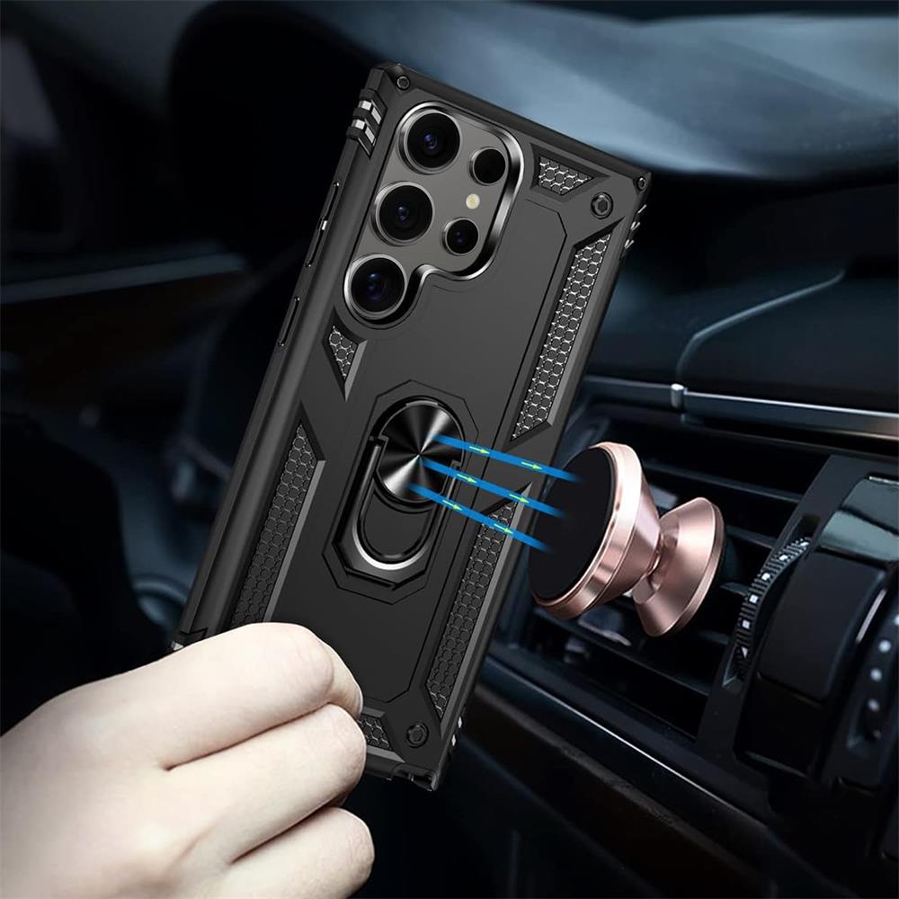 Army Case für Samsung Galaxy S24 Ultra in Schwarz