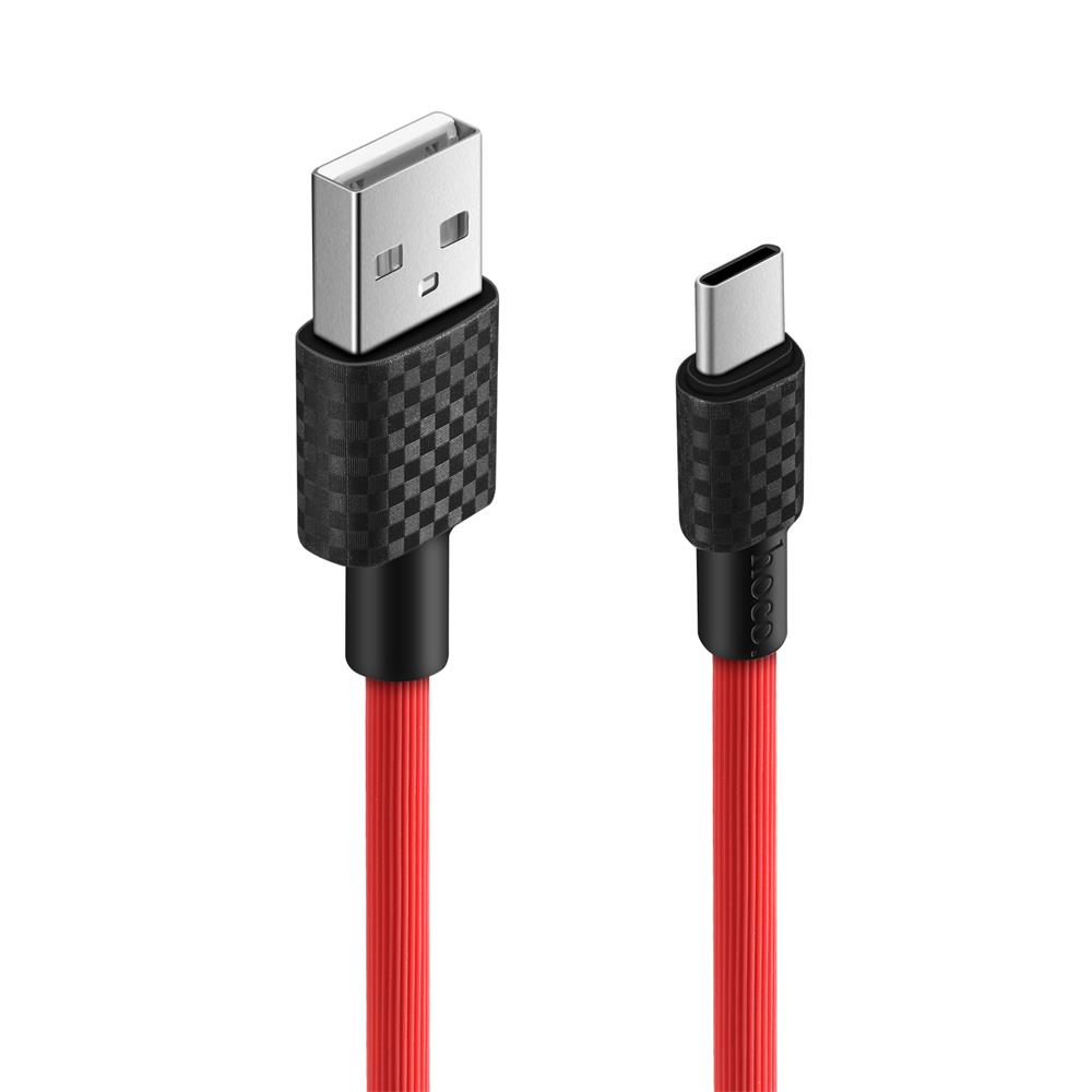 Hoco USB Kabel - X29 Typ C - 1M in Rot