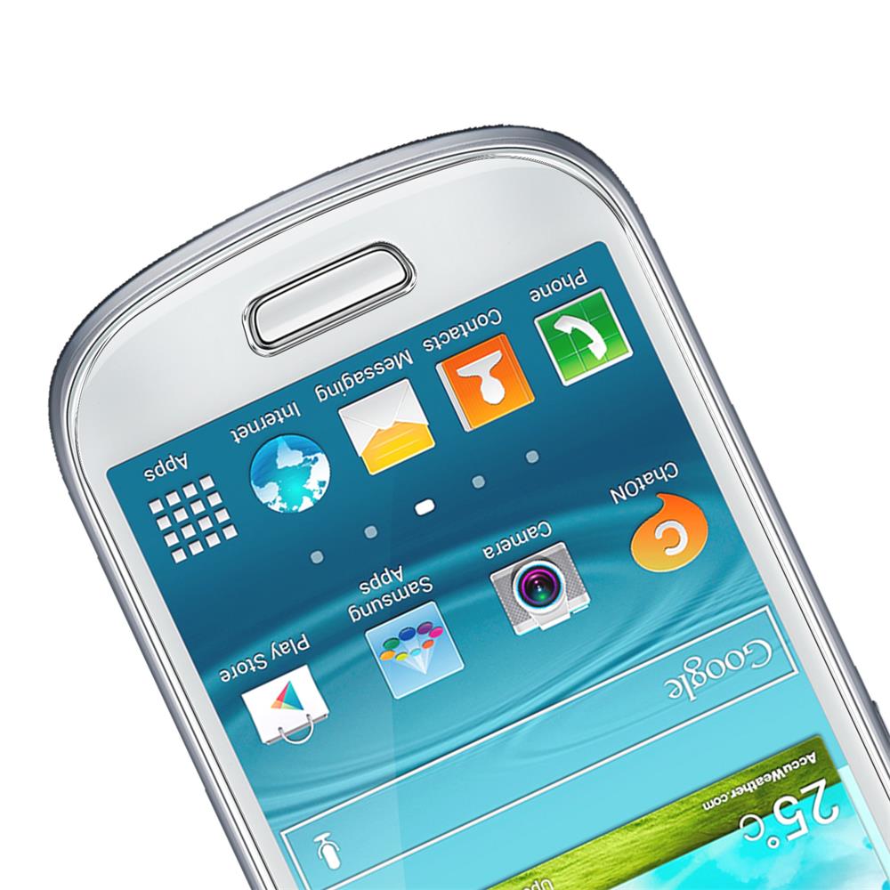 Glas 2in1 für Samsung Galaxy S3 Mini