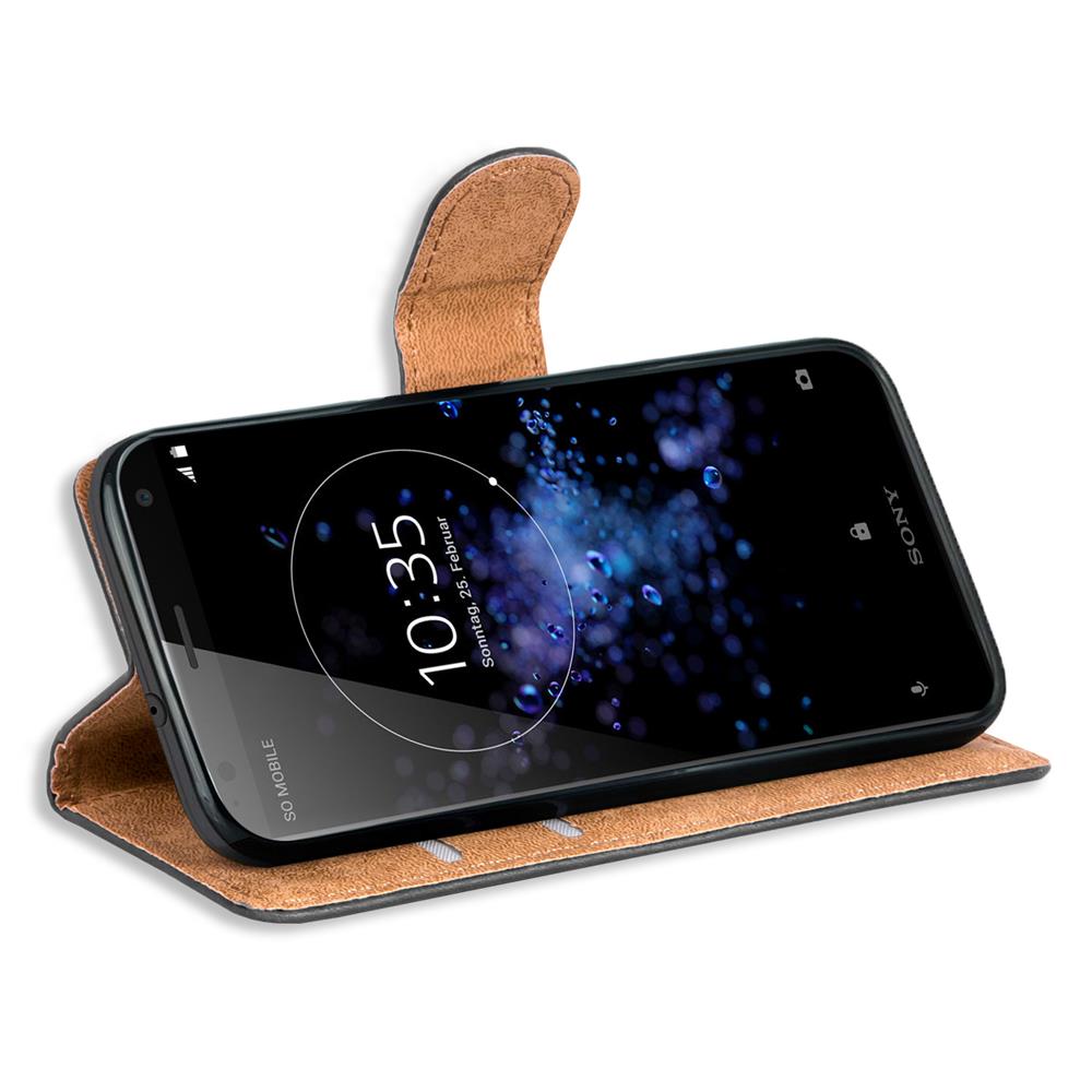 Basic Wallet für Sony Xperia XZ3 in Schwarz