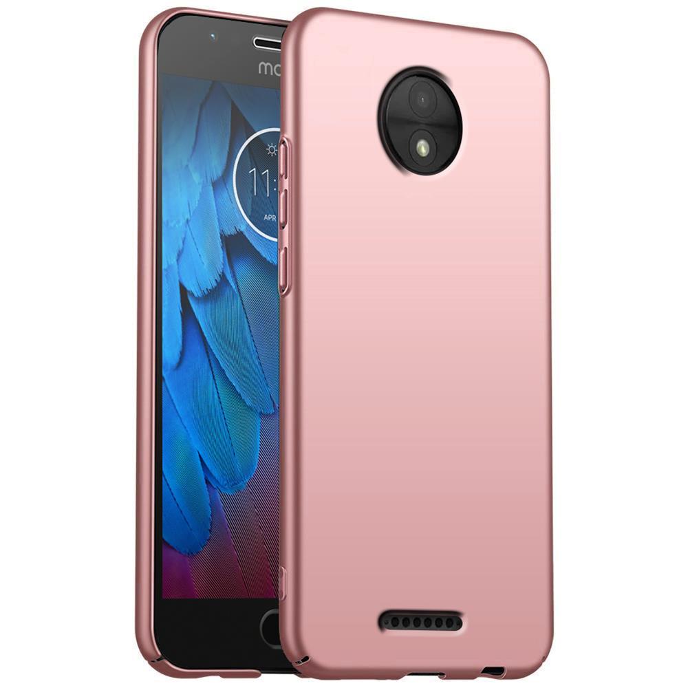 Classic Plain für Motorola/Lenovo Moto C Plus in Rosegold