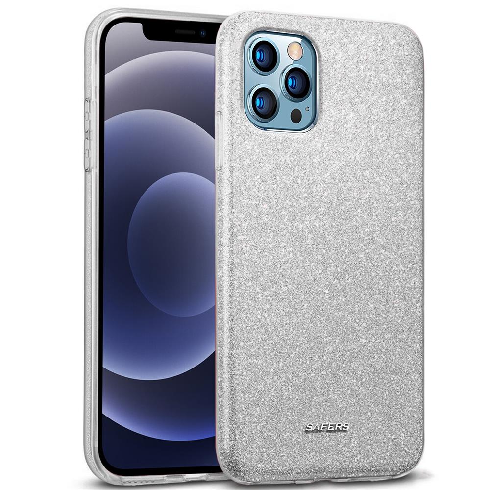 Shiny TPU für Apple iPhone 12 Pro Max in Silber