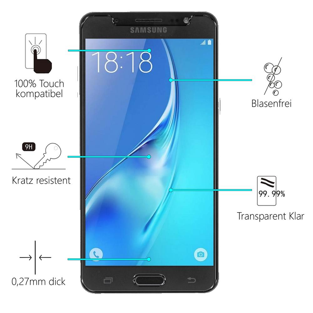 Glas 2in1 für Samsung Galaxy J5 2016