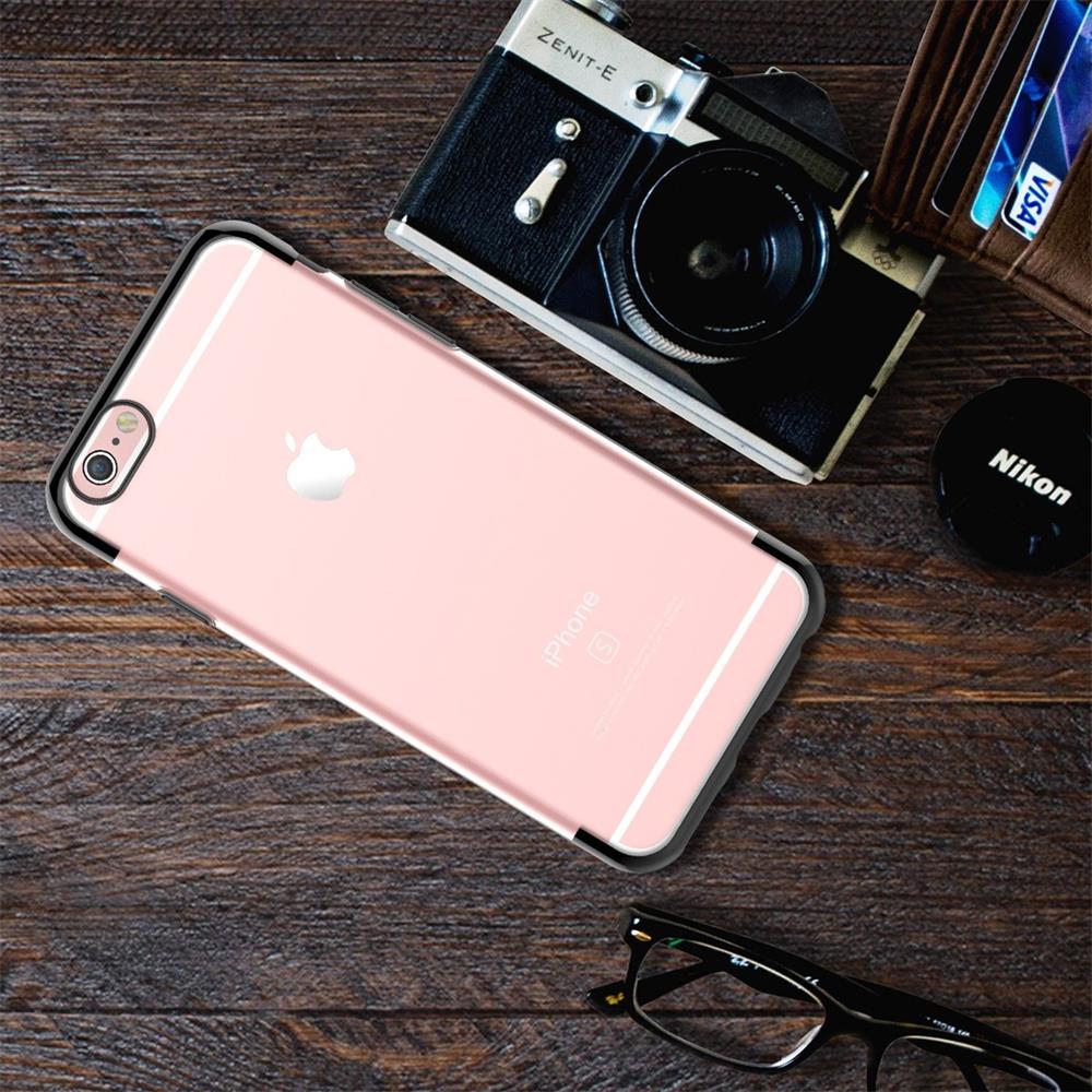 Zero Edge Color für Apple iPhone 6 Plus / 6s Plus in Schwarz