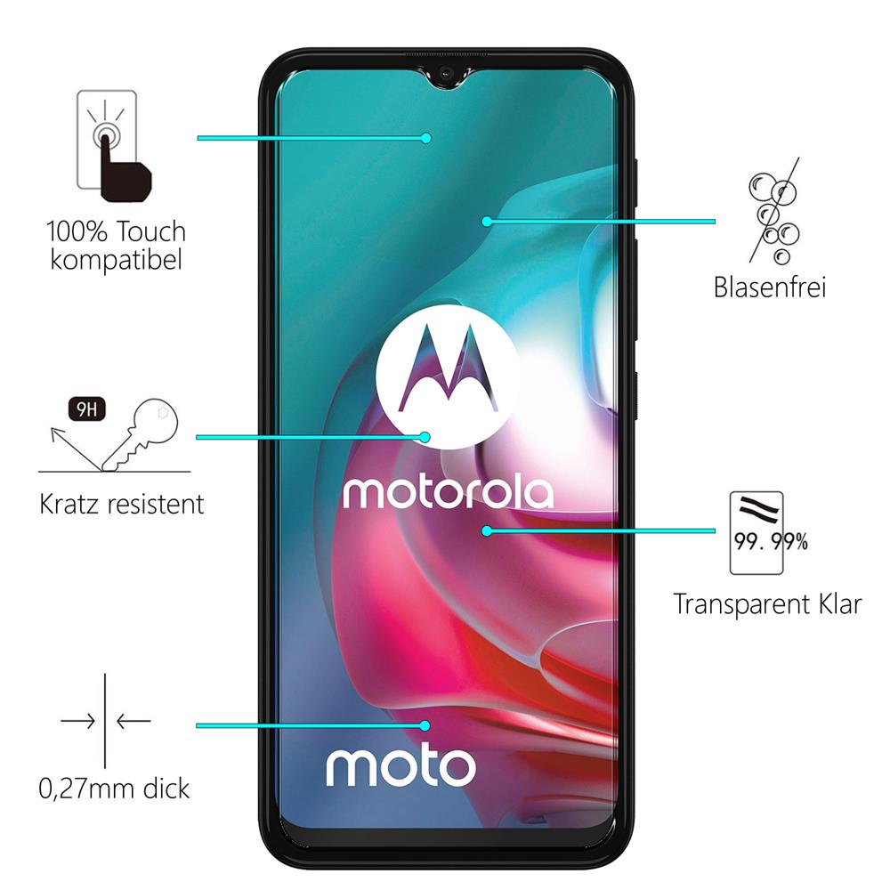 Glas 2in1 für Motorola Moto G30 / G20 / G10
