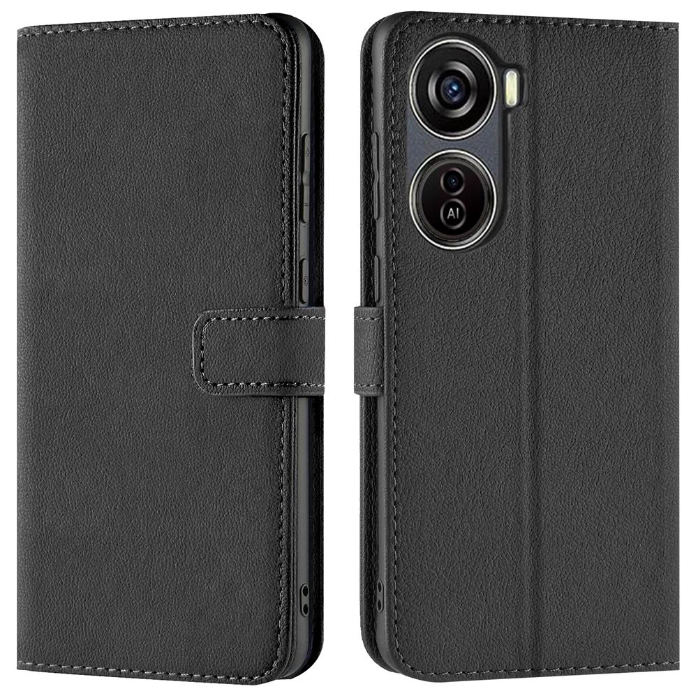 Basic Wallet für ZTE Blade V50 Design 5G in Schwarz