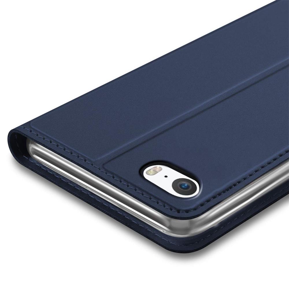 Electroplated Flip für Apple iPhone 5 / 5s / SE in Blau