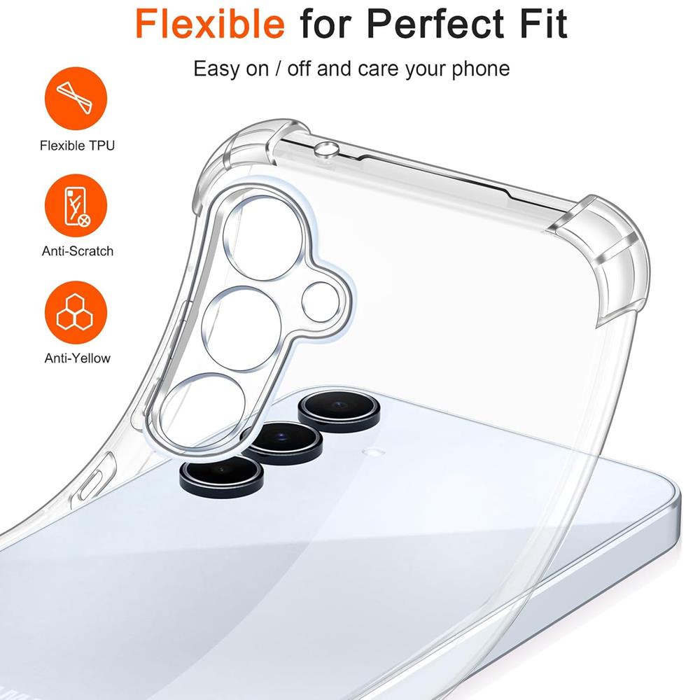 Rugged TPU für Samsung Galaxy A55 5G in Transparent