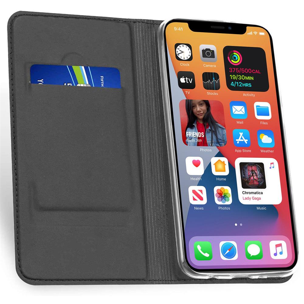 Electroplated Flip für Apple iPhone 13 Pro Max in Schwarz
