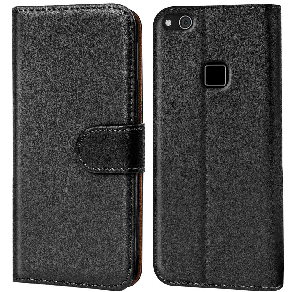 Basic Wallet für Huawei P10 Lite in Schwarz