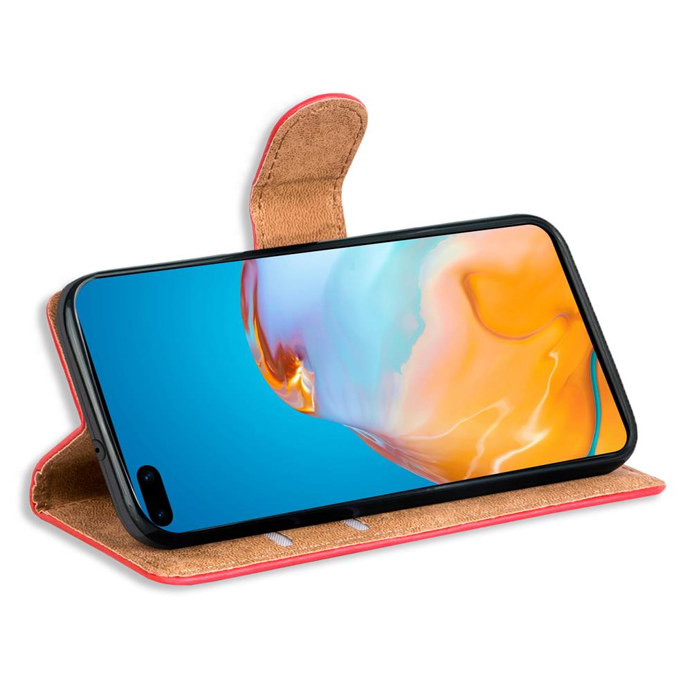 Basic Wallet für Huawei P40 Pro in Rot