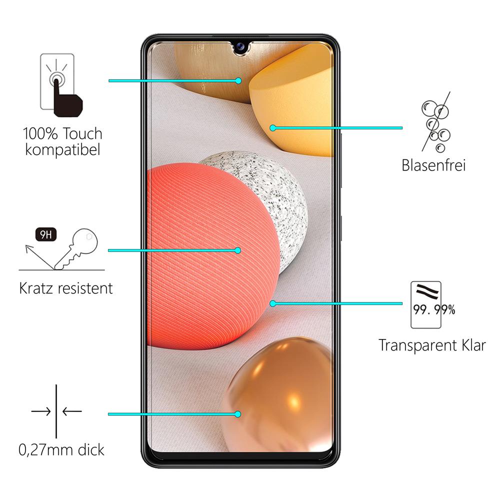 Glas 2in1 für Samsung Galaxy A42 5G