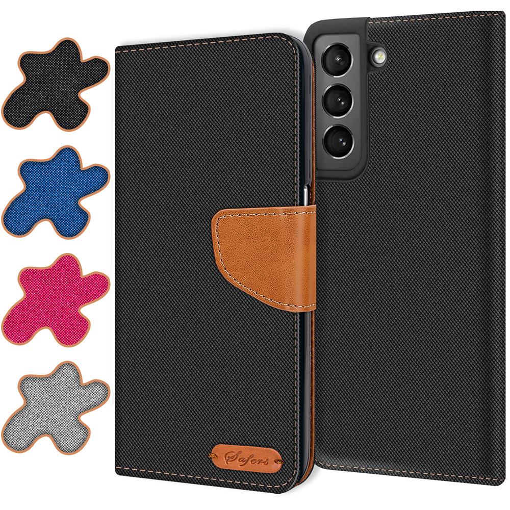 Textil Wallet für Samsung Galaxy S22 Plus