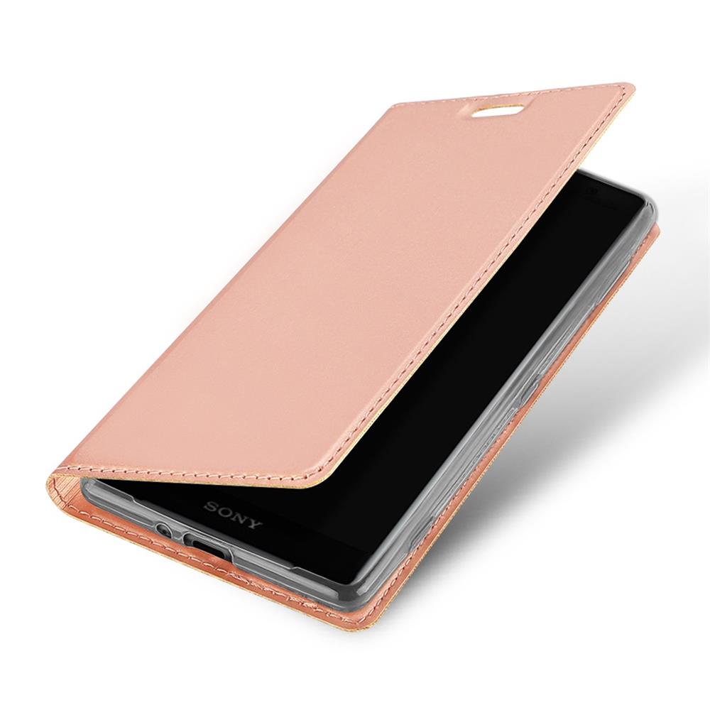 Electroplated Flip für Sony Xperia XZ2 Compact in Rosegold