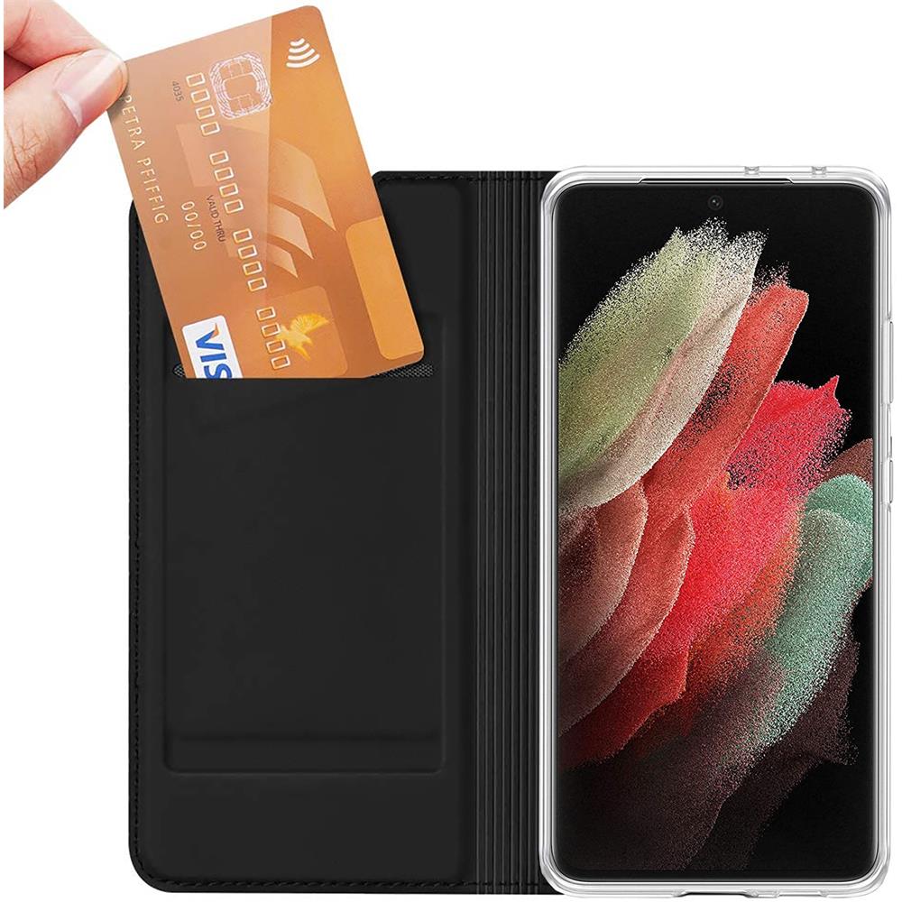 Electroplated Flip für Samsung Galaxy S23 Ultra in Schwarz