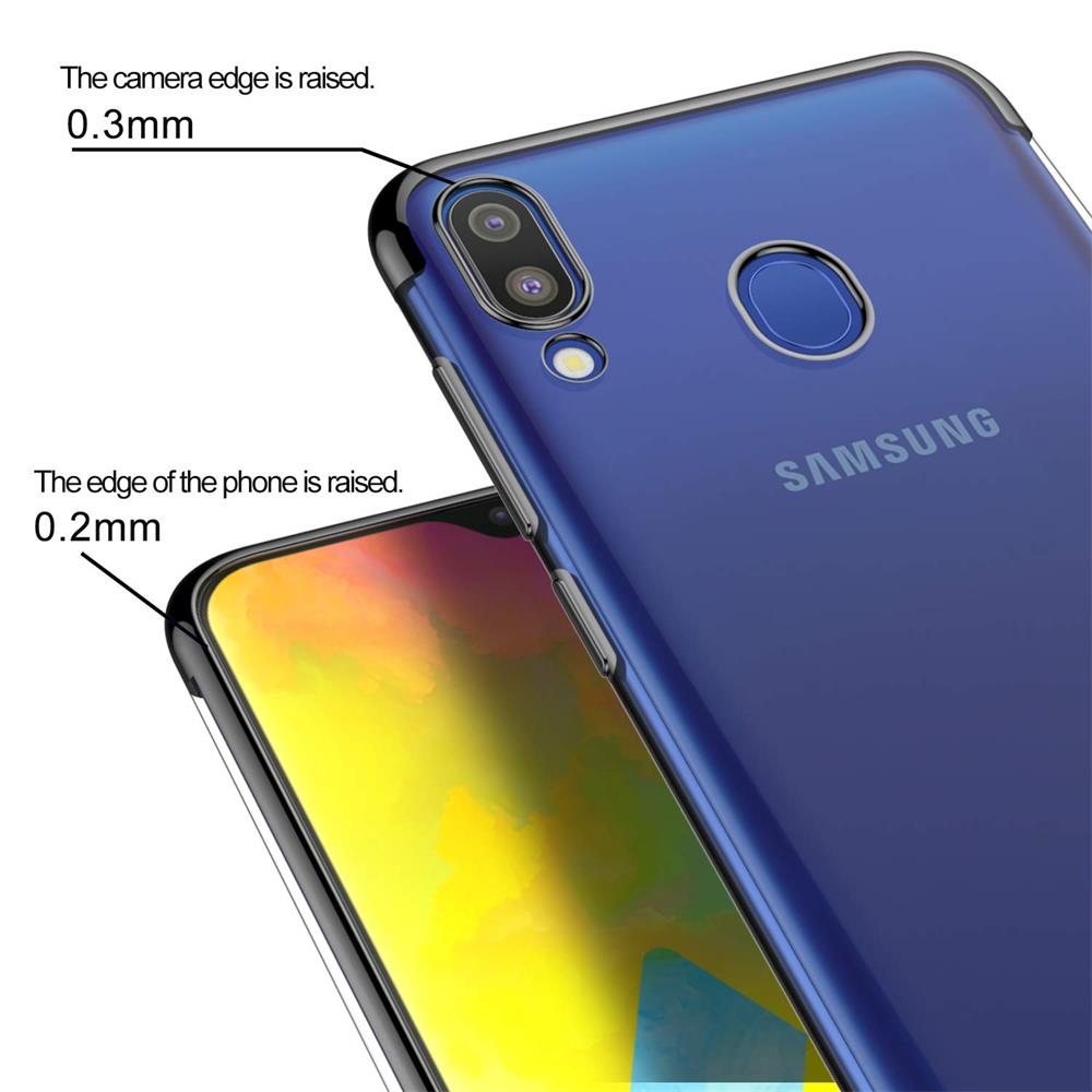 Zero Edge Color für Samsung Galaxy M20 in Schwarz