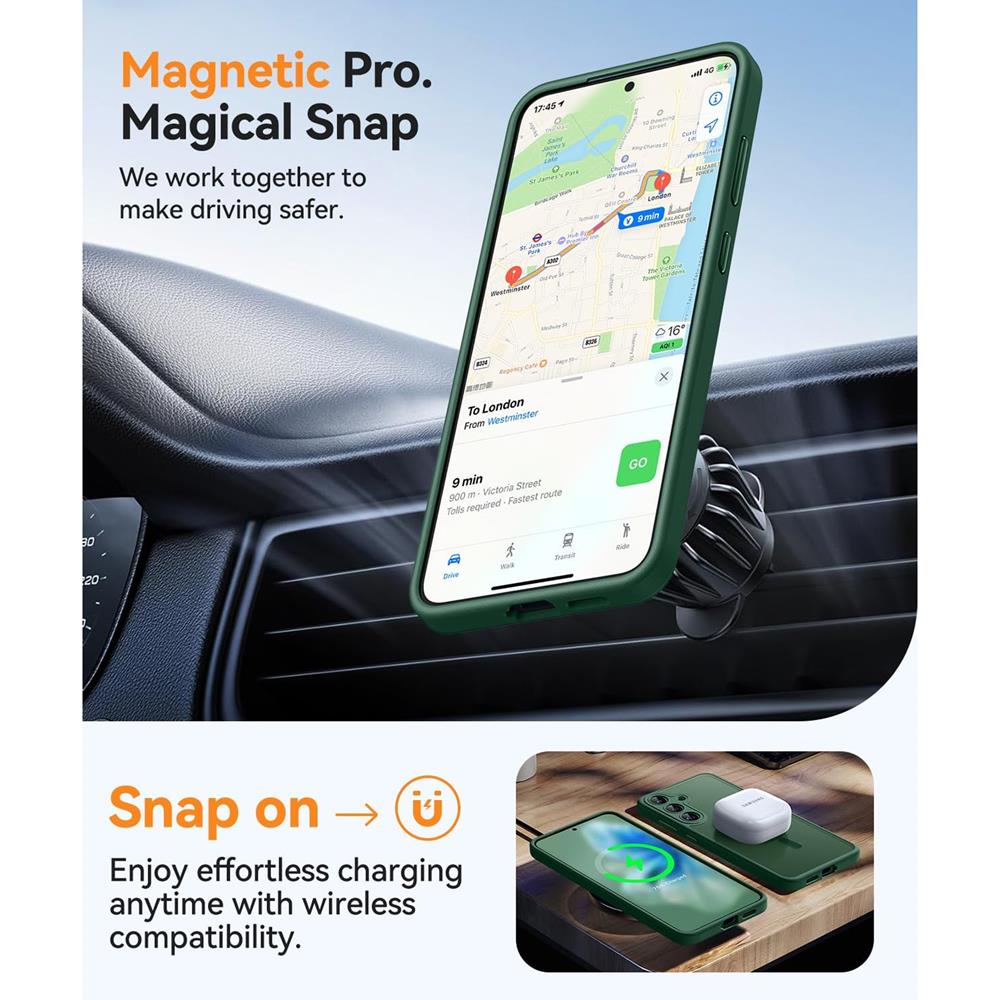 Zoya TPU für Samsung Galaxy S25 Ultra in Grün