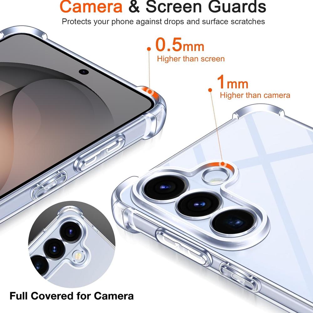 Rugged TPU für Samsung Galaxy S26 Plus in Transparent