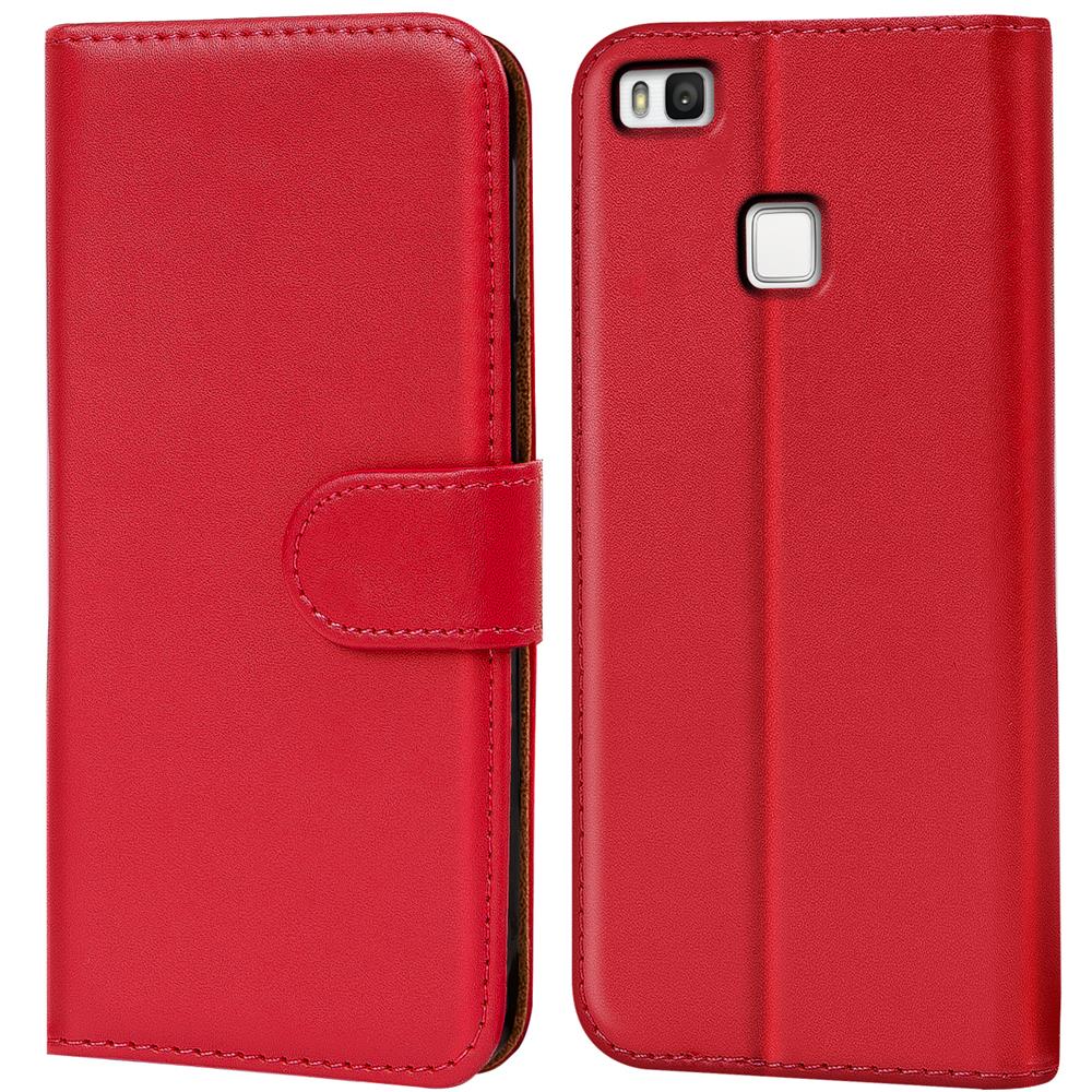 Basic Wallet für Huawei P9 Lite in Rot