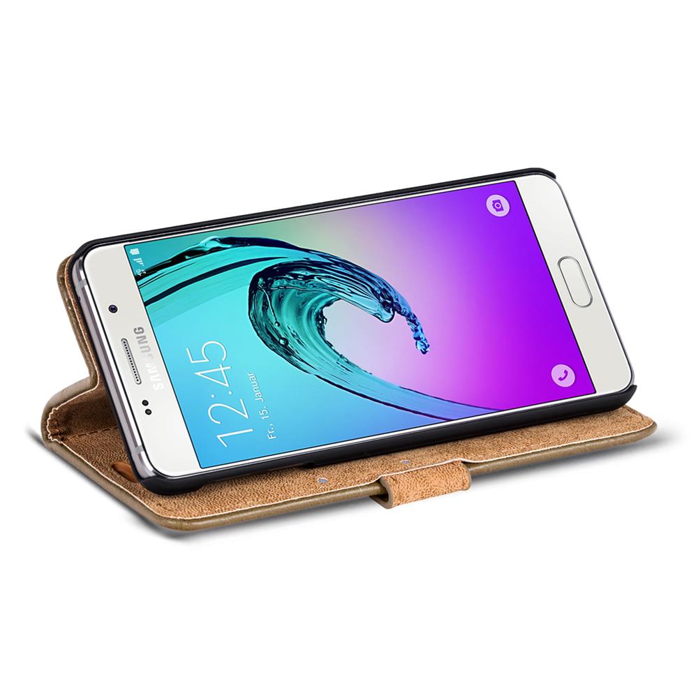 Retro Wallet für Samsung Galaxy A5 2016 ED. in Mocca