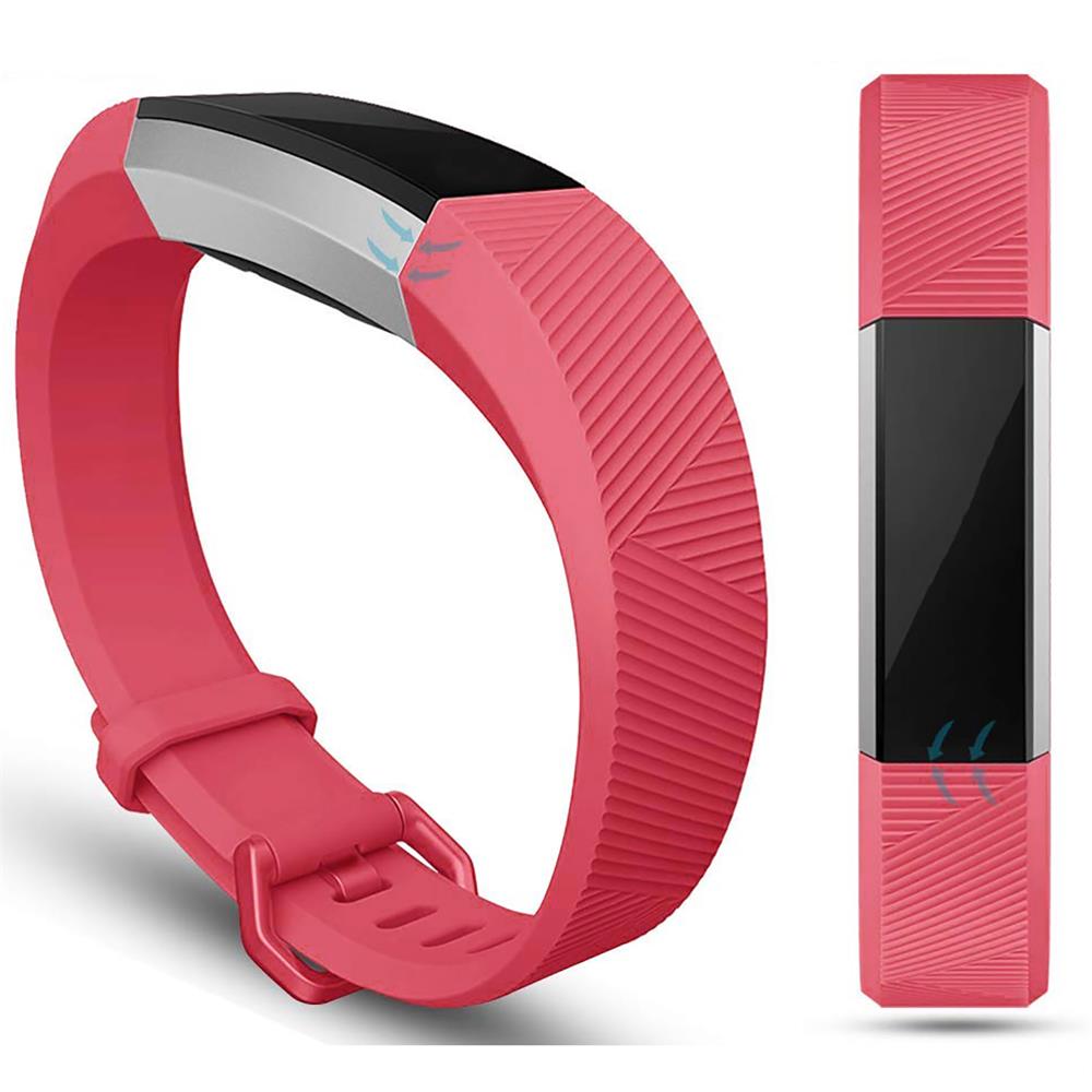 Fitnessarmband TPU für Fitbit Alta / HR - Größe S in Pink