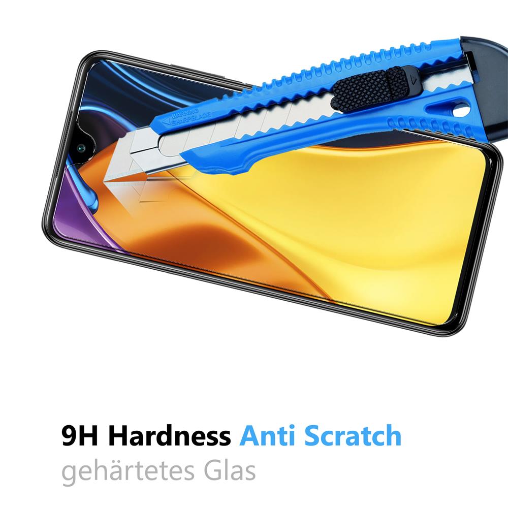 4in1 Glas Set für Xiaomi Poco M3
