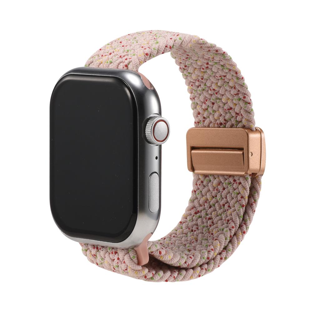 Loop Nylonarmband für Apple Watch 1-11/SE1-3/Ultra1-3 - 42/44/45/49mm in Rosé - Universal