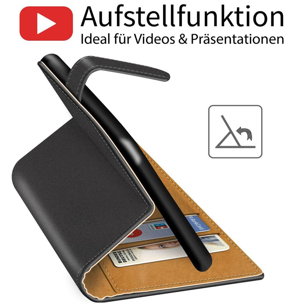 Basic Wallet für ZTE Blade V60 Vita in Schwarz