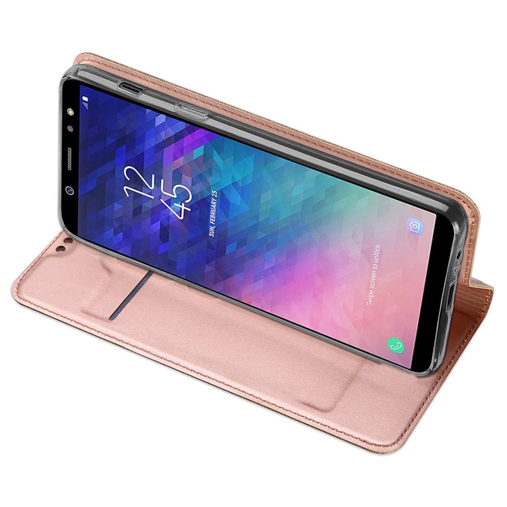Electroplated Flip für Samsung Galaxy A6 Plus in Rosegold