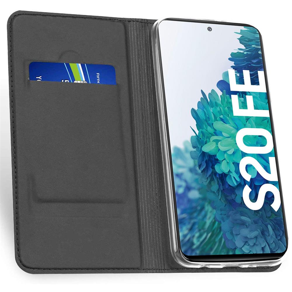 Electroplated Flip für Samsung Galaxy S20 FE in Schwarz