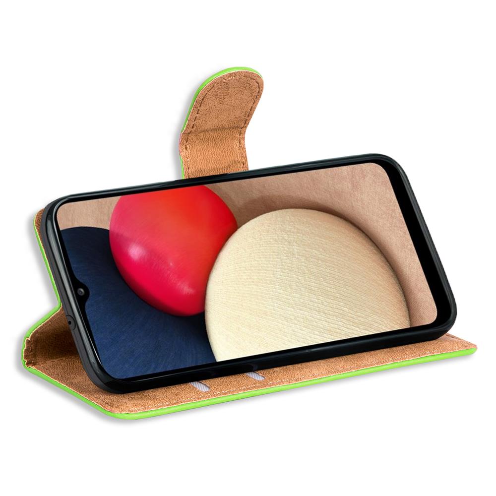 Basic Wallet für Samsung Galaxy A12 / M12 in Grün