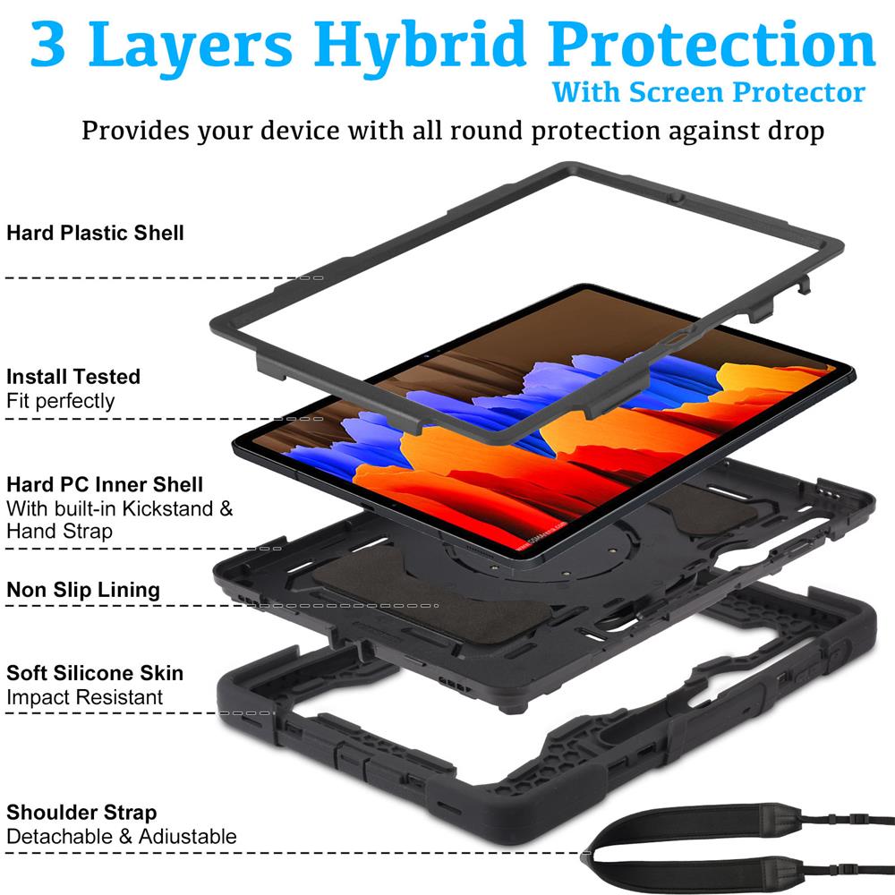 Armor Case für Xiaomi Redmi Pad in Schwarz