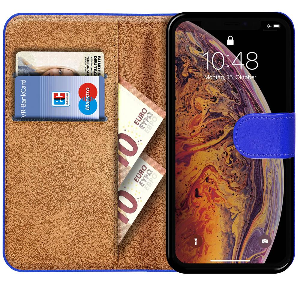 Basic Wallet für Apple iPhone XS Max in Blau