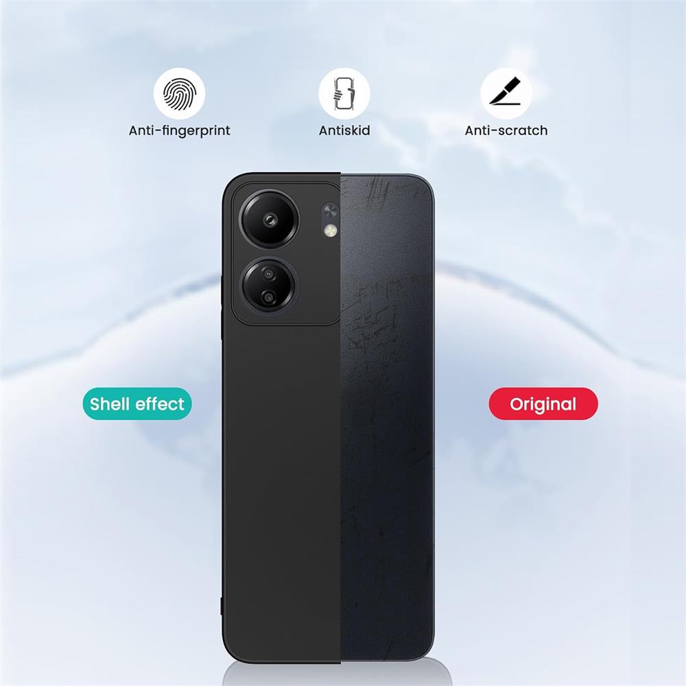 Classic TPU für Xiaomi Poco C65 in Schwarz