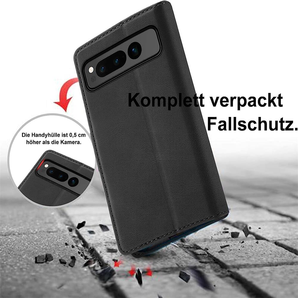 Basic Wallet für Google Pixel Fold in Schwarz
