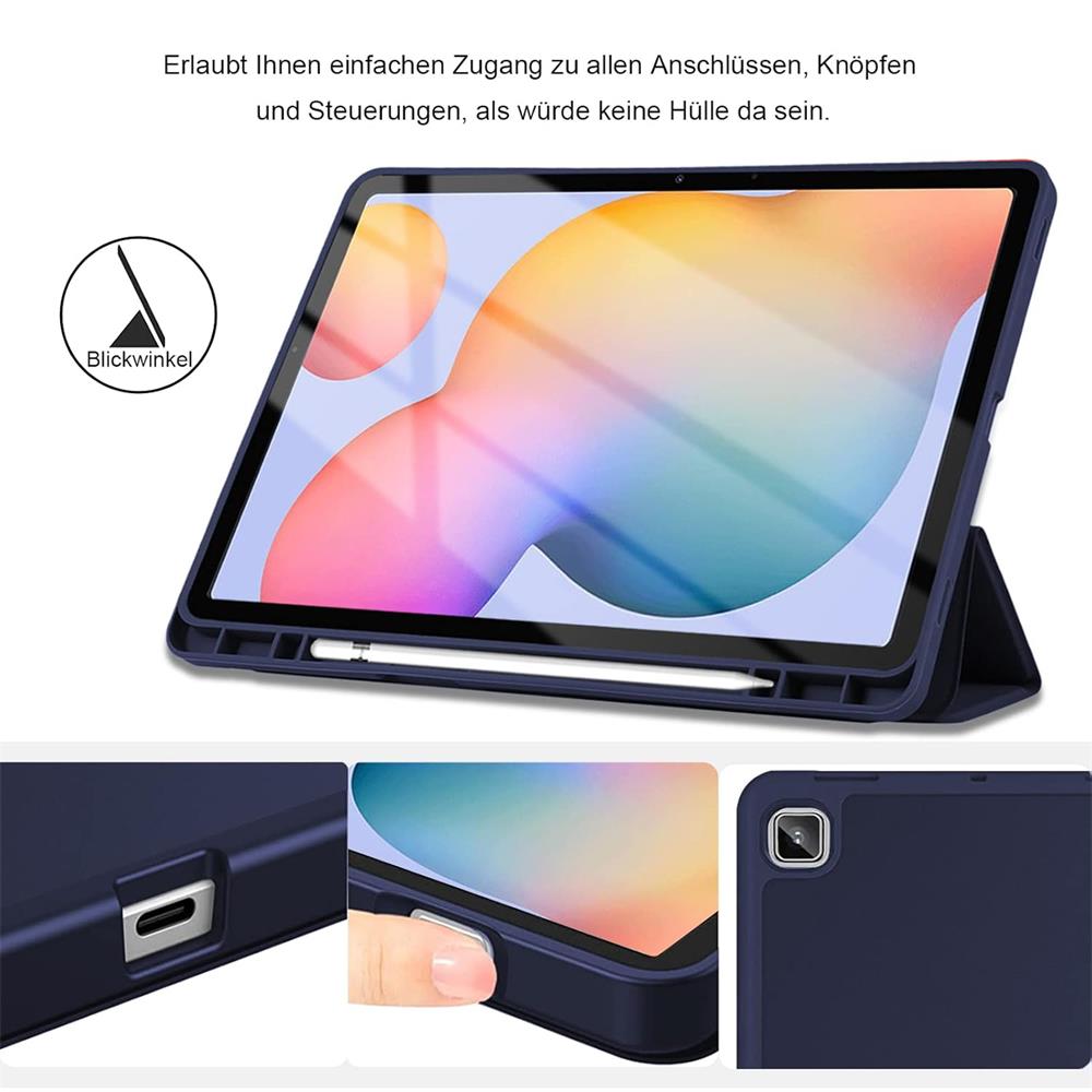 Smart Cover für Samsung Galaxy Tab S10 FE Plus in Dunkelblau