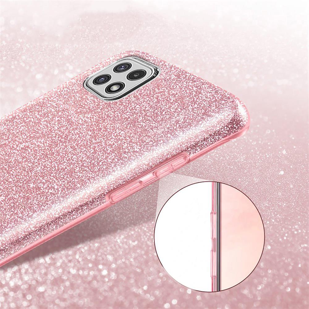Shiny TPU für Samsung Galaxy A22 5G in Rosegold