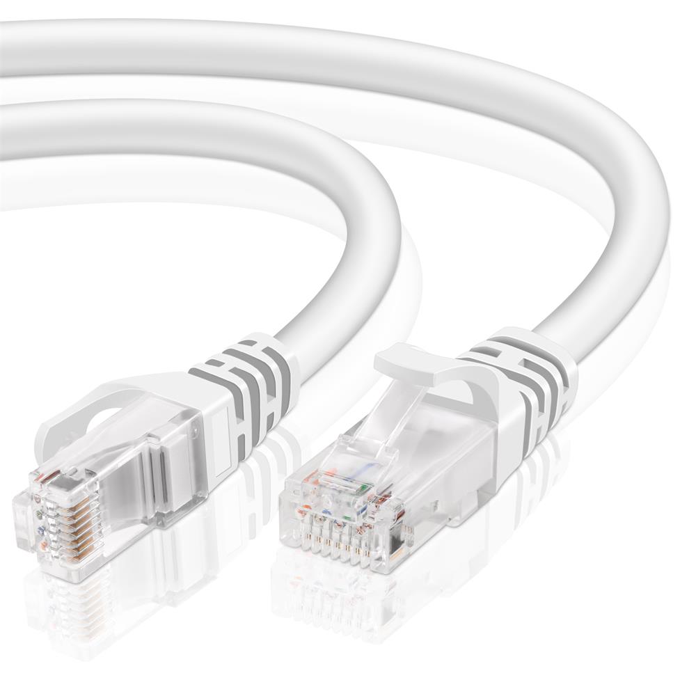 Patch RUND Kabel Cat6 - PC-600A - 8M in Weiss