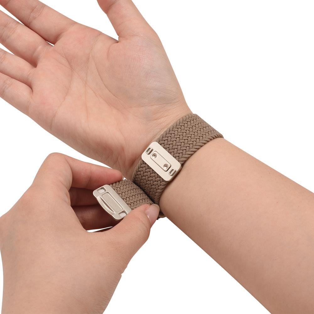 Loop Nylonarmband für Apple Watch 1-11/SE1-3/Ultra1-3 - 42/44/45/49mm in Tonbraun - Universal