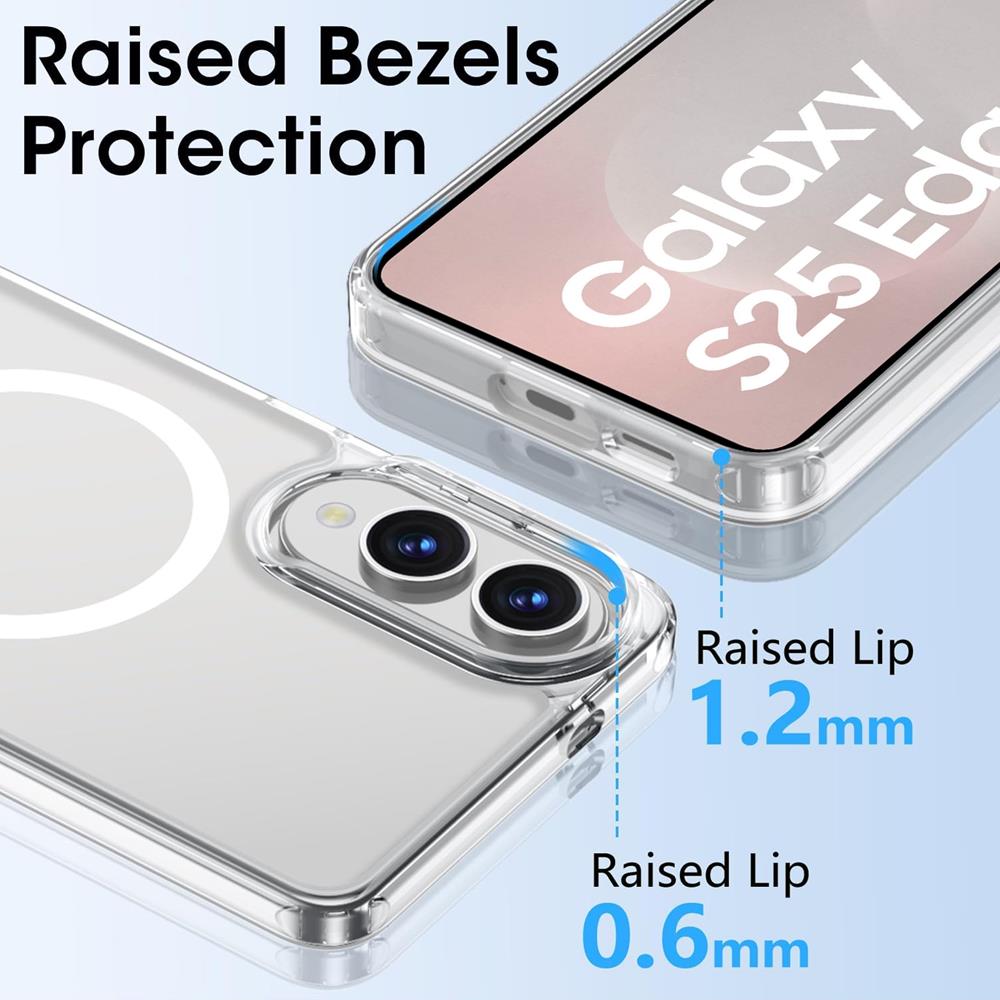 Magsafe TPU Case für Samsung Galaxy S25 Edge in Transparent