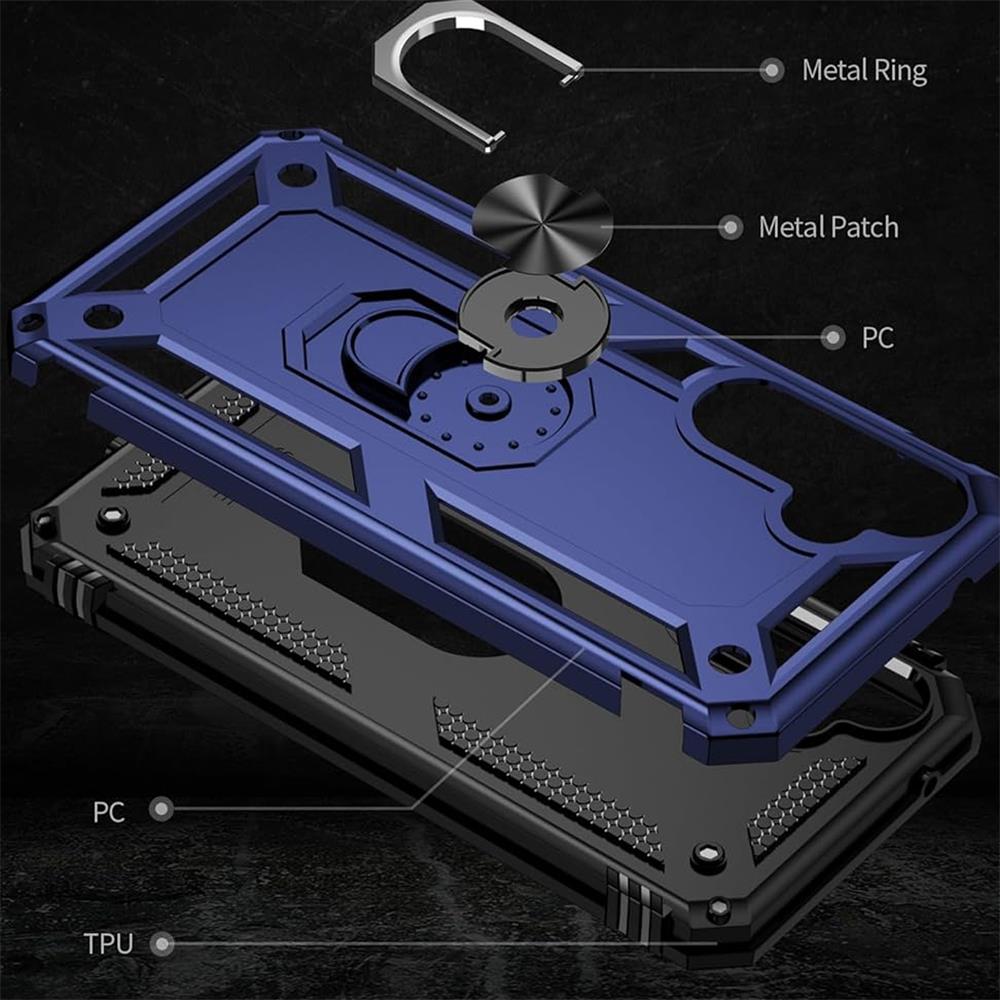 Army Case für Samsung Galaxy S24 Plus in Blau